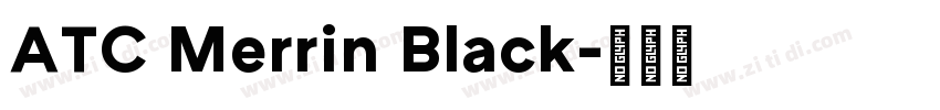 ATC Merrin Black字体转换